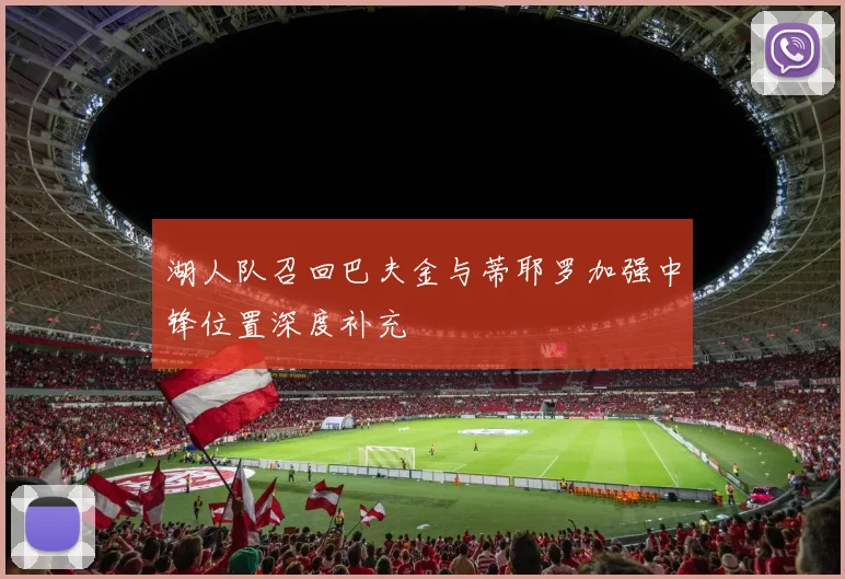 湖人队召回巴夫金与蒂耶罗加强中锋位置深度补充